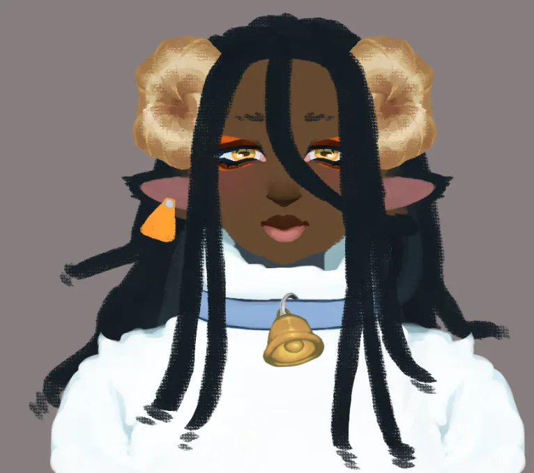 Dai as a goat artwork