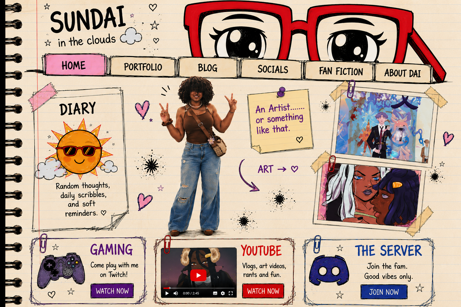 SunDai Art Studios homepage